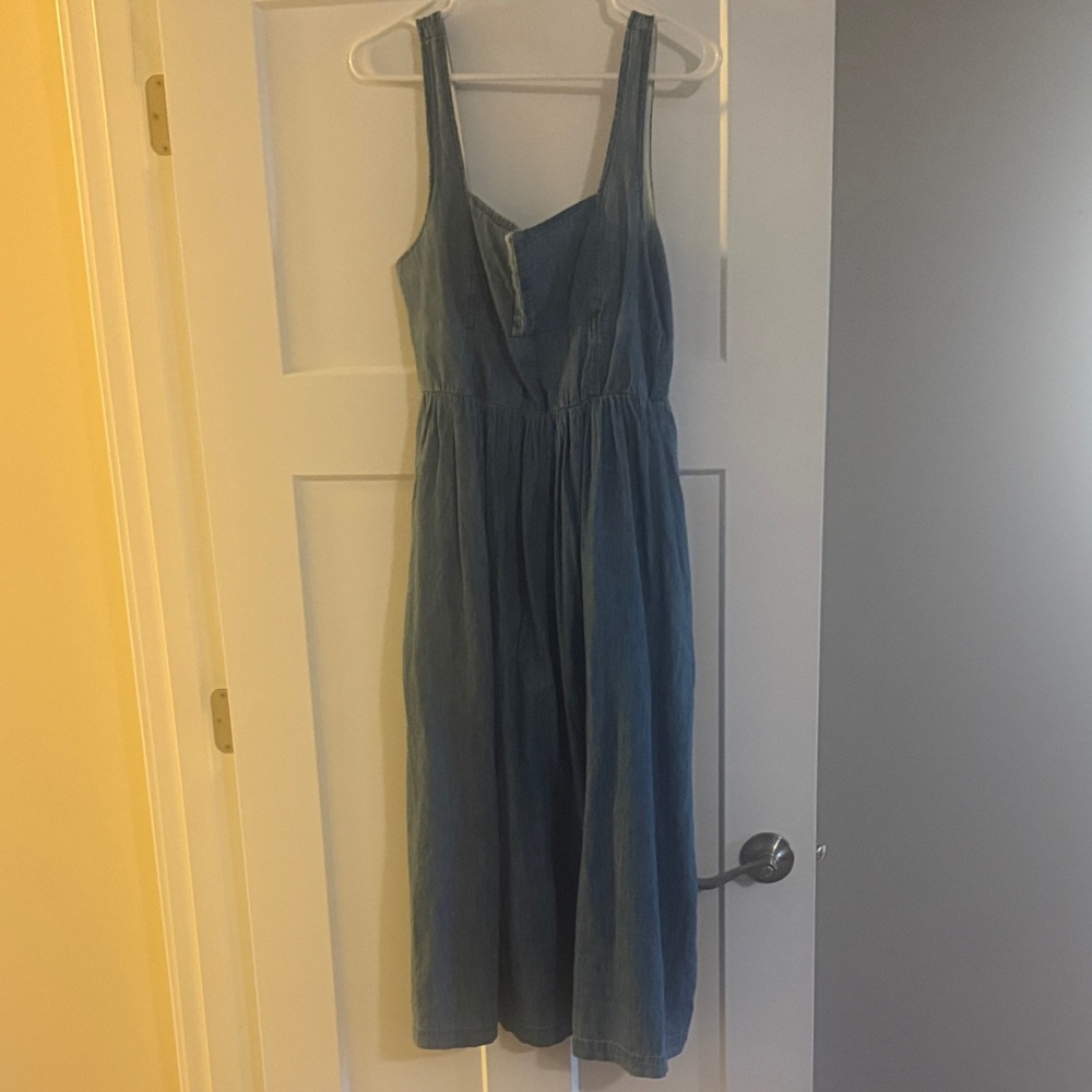 Aerie Denim Sleeveless Dress